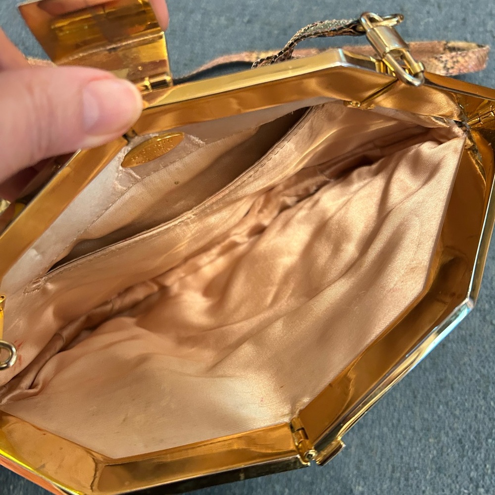 Exquisite Vintage Python Clutch - Picture 5 of 8